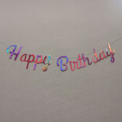 Levél HAPPY 30 100 NAP Születésnap Babazuhany buli kellékek Karton zászló Függő Zászló Öltöztető Háttér fali dekoráció