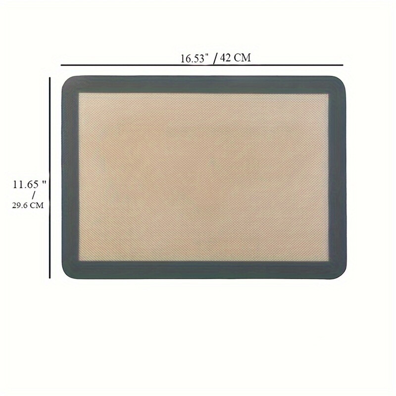 5 spalvų silikoninis kepimo kilimėlis – daugkartinis orkaitės kepimo padėklas – 3 spalvų nelipnus, greitai paprastas ir lengvai valomas