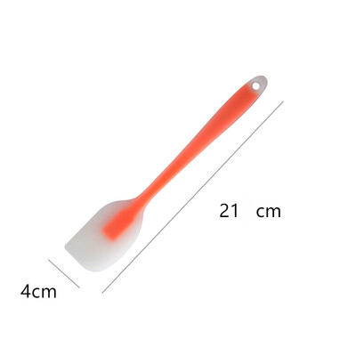 Sütőeszközök Spatula integrált magas hőmérsékletű süteménykrém szilikon spatula áttetsző fejű spatula sütőeszközök konyhai eszközök