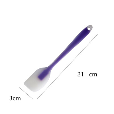 Sütőeszközök Spatula integrált magas hőmérsékletű süteménykrém szilikon spatula áttetsző fejű spatula sütőeszközök konyhai eszközök