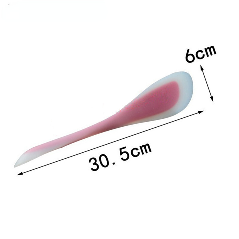 Egy darabból álló kétoldalas, többfunkciós szilikon kanál és spatula szilikon edénykaparó sütőlapátok