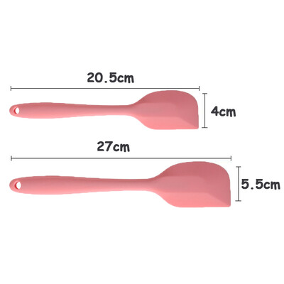 2db szilikon spatula készlet sütemény vajas krém spatula tészta keverő eszköz tapadásmentes tortasütő kaparó csokoládé kenő simító