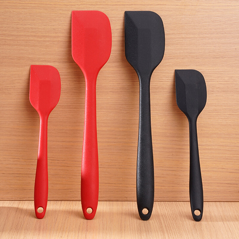 2db szilikon spatula készlet sütemény vajas krém spatula tészta keverő eszköz tapadásmentes tortasütő kaparó csokoládé kenő simító