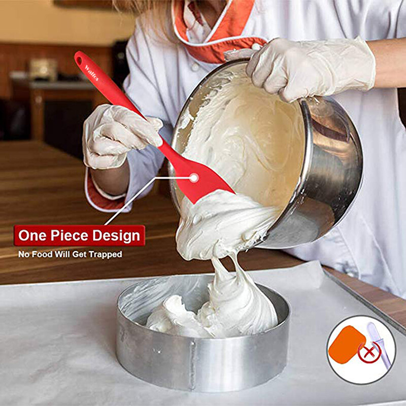 WALFOS 2 DB kiváló minőségű szilikon spatula szett Cook Non Stick Vajas Sütemény Kaparó Konyhai Sütőlapát Ingyenes szállítás
