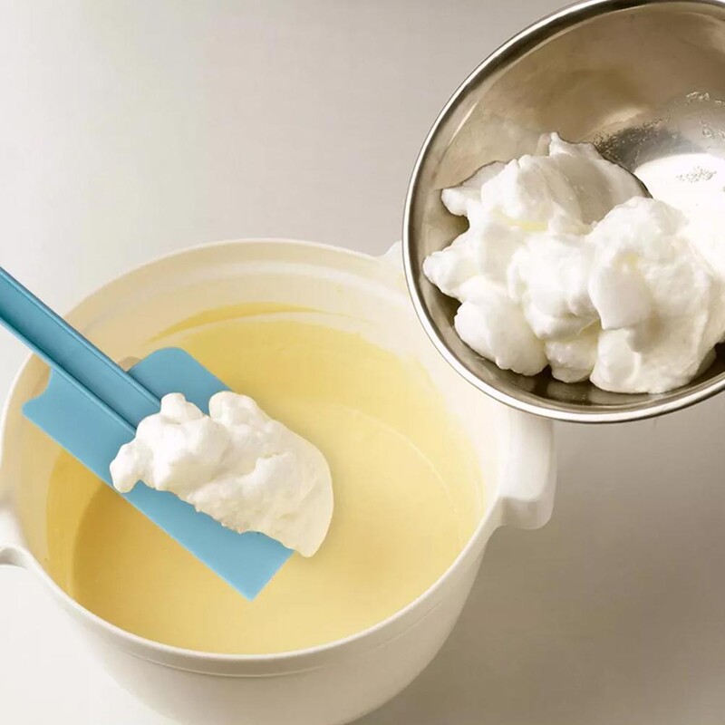 2 db/szett műanyag spatula, puha markolat 10 hüvelykes 12 hüvelykes krémkaparó vágó konyhai kütyü Sütőeszközök vajas sütemény krémhez