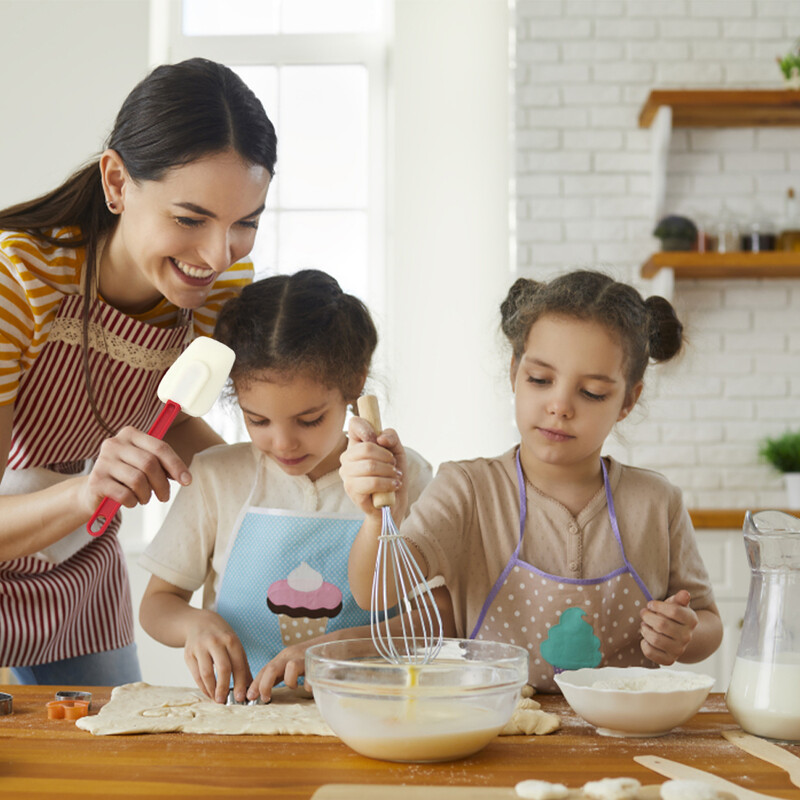 2db szilikon spatula hőálló hajlékony kanál Otthoni konyhai terítő főzési kellékek Lapát sütőeszköz keverő spatula