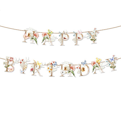 Sweet Butterfly Daudz laimes dzimšanas dienā Reklāmkaroga salmu spirāles virpulis bērniem Meiteņu dzimšanas dienas ballītes noformējums kāzu bērnu dušas piederumi