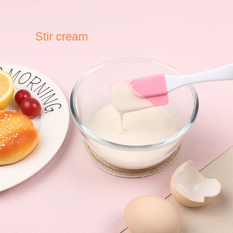 Kis szilikon hasított spatula lekvár kenhető spatula krém vaj spatula tortasütő eszköz Konyhai kiegészítők
