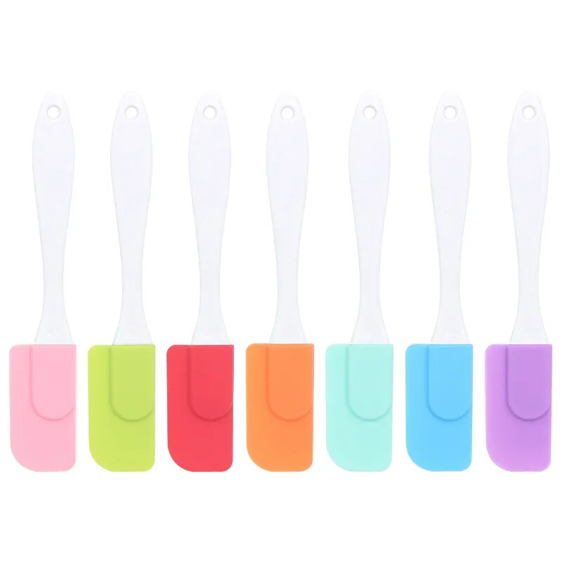 Kis szilikon hasított spatula lekvár kenhető spatula krém vaj spatula tortasütő eszköz Konyhai kiegészítők