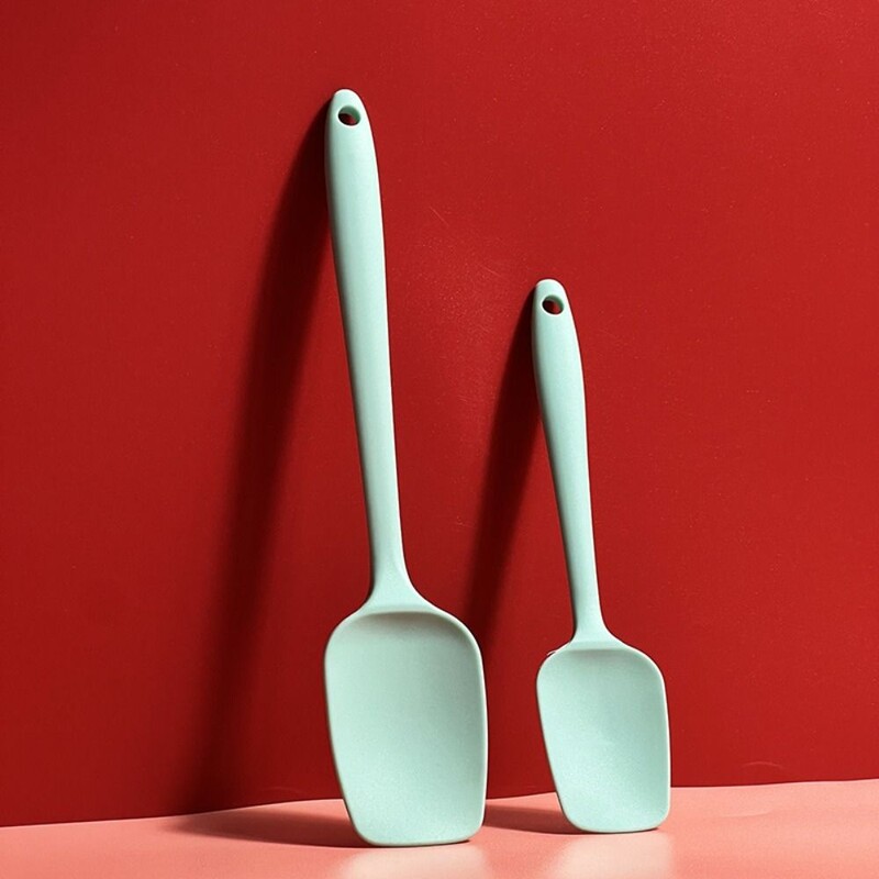 Krējuma kūka Silikona cepšanas lāpstiņa skrāpis Nepiedegošs virtuves sviests konditorejas izstrādājumu blenderi salātu maisītājs mīklas pīrāgi gatavošanas rīki
