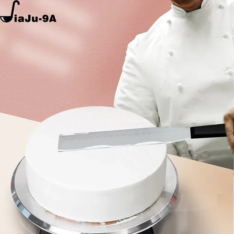 6/8/10 hüvelykes rozsdamentes acél torta spatula vajkrém cukormáz fagyos kés simító konyhai sütemény torta díszítő eszközök