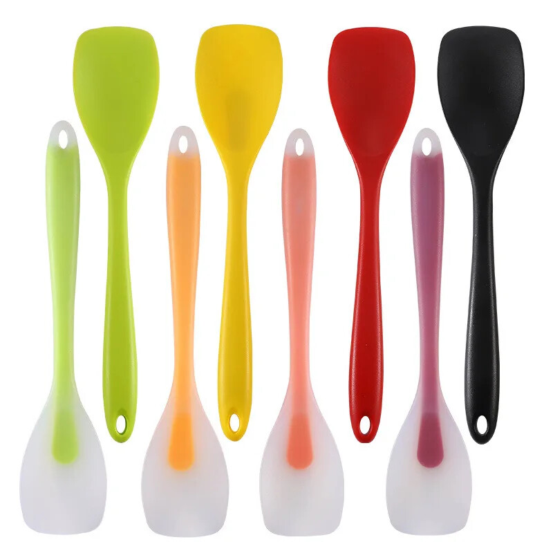1 db szilikon tapadásmentes edény, minden az egyben kacsanyelv saláta, főzőlapát, vajvaj, szilikon kacsanyelv lapát