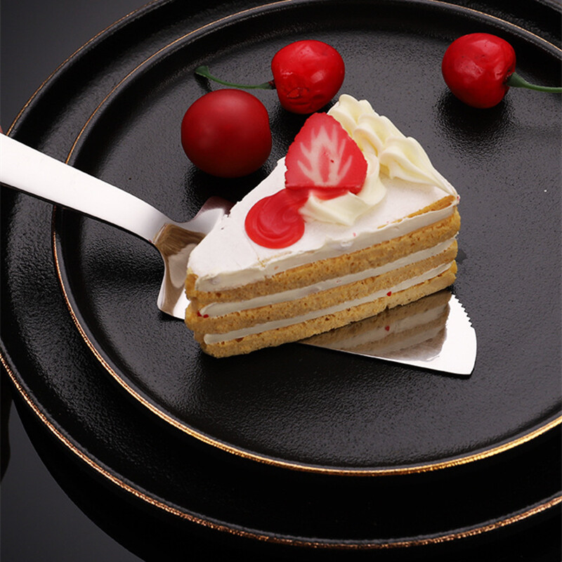 Nerūsējošā tērauda liela trīsstūrveida kūka lāpstiņa Pica pīrāgs lāpsta Cepumi Maizes griezējs Mājas konditorejas izstrādājumi Cepšanas rīki Virtuves piederumi