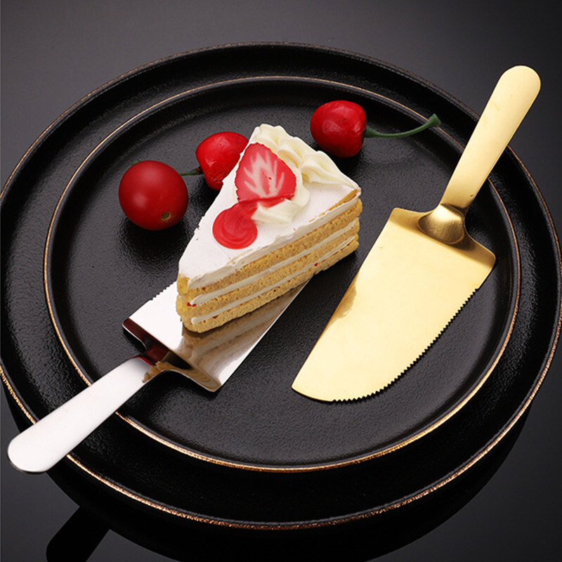 Nerūsējošā tērauda liela trīsstūrveida kūka lāpstiņa Pica pīrāgs lāpsta Cepumi Maizes griezējs Mājas konditorejas izstrādājumi Cepšanas rīki Virtuves piederumi