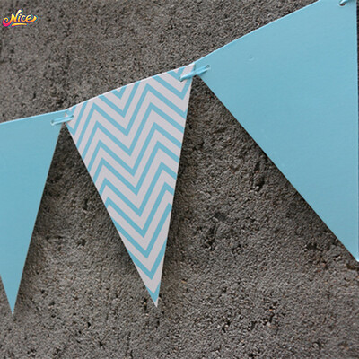 3M Triangle Flagr Banner Γενέθλια Σημαία Χρυσό Χρώμα Σημαία Πάρτι Νυφικό ντους Γιορτή Γιορτή Κρεμαστά προμήθειες Διακόσμηση