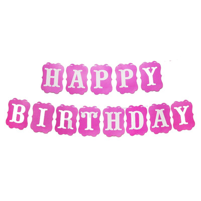 Új boldog születésnapi dekoráció Születésnapi parti sármány Füzér Babazuhany kellékek Boldog születésnapot Banner dekoráció