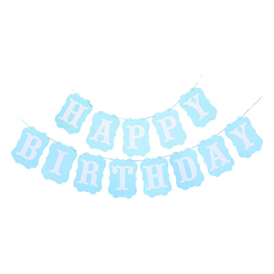 Új boldog születésnapi dekoráció Születésnapi parti sármány Füzér Babazuhany kellékek Boldog születésnapot Banner dekoráció