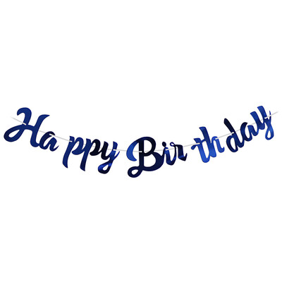 Új boldog születésnapi dekoráció Születésnapi parti sármány Füzér Babazuhany kellékek Boldog születésnapot Banner dekoráció