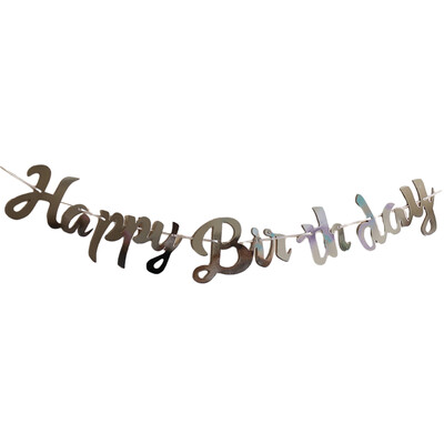Új boldog születésnapi dekoráció Születésnapi parti sármány Füzér Babazuhany kellékek Boldog születésnapot Banner dekoráció