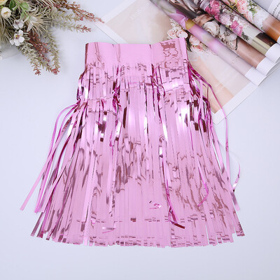 30 x 300 cm-es fólia rojtos füzér, fém talmi szalagok, felakasztott szalaghirdetések felvonuláshoz, születésnapi esküvői karácsonyi parti dekorációhoz