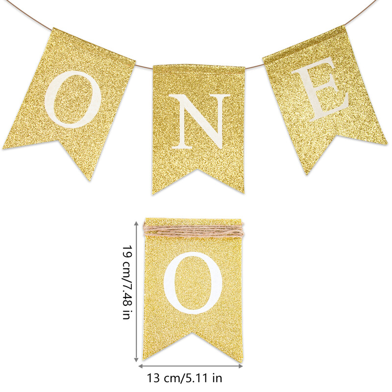 1. születésnapi buli etetőszék szalagszalag Füzér baba első születésnapi zsákvászon zászló Gyerekek egyéves születésnapi parti akasztós dekoráció