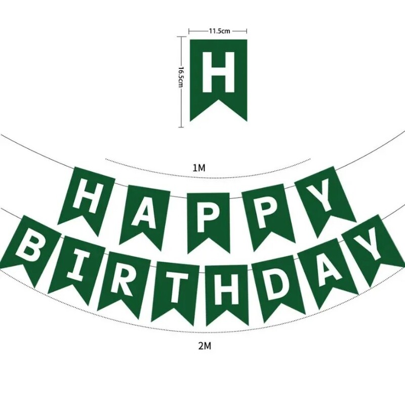 Új 1 készlet boldog születésnapot dekoráció születésnapi parti sármány füzér baba zuhany kellékek papír transzparens dekoráció boldog születésnapot