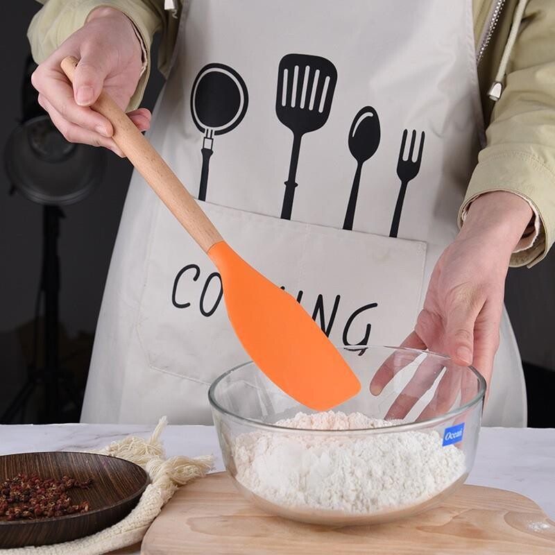 Silikoninis kreminis kepimo grandiklis Nelipnus sviesto mentelė pjaustytuvas Šokoladas glotnesnis karščiui atsparus virtuvės konditerijos įrankiai grandiklis