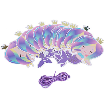 3M Mermaid Party Zlatna folija Banner Rođendanski Baby Shower Dekoracije za zabavu Dječji vijenac Bunding Potrepštine za odrasle