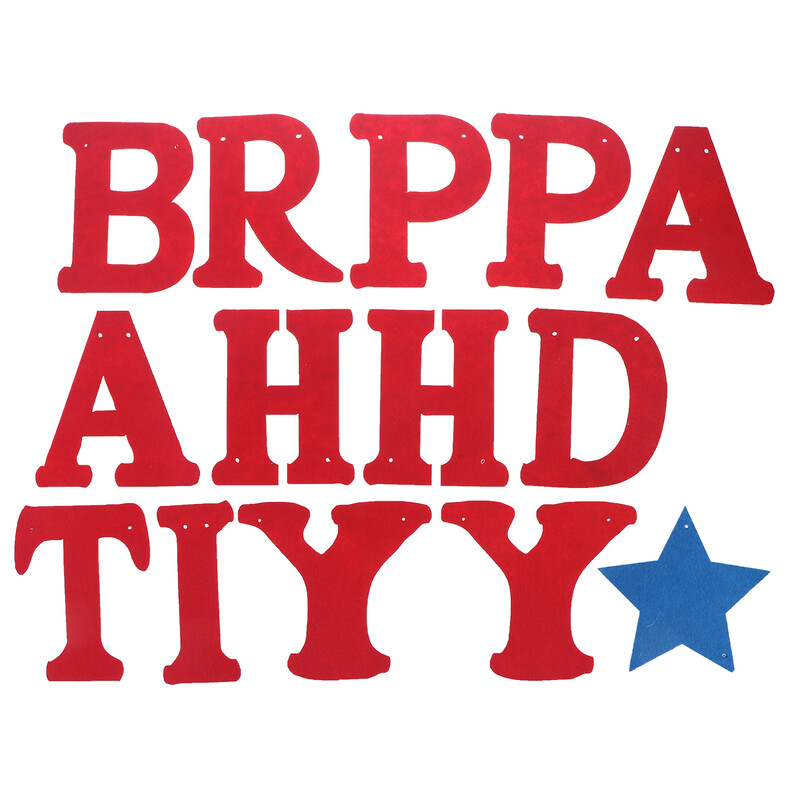 Πανό 22 μέτρων υφασμάτινο Happy Birthday Letter Κρεμαστό στολισμό γιρλάντα για πάρτι γενεθλίων (Κόκκινο)