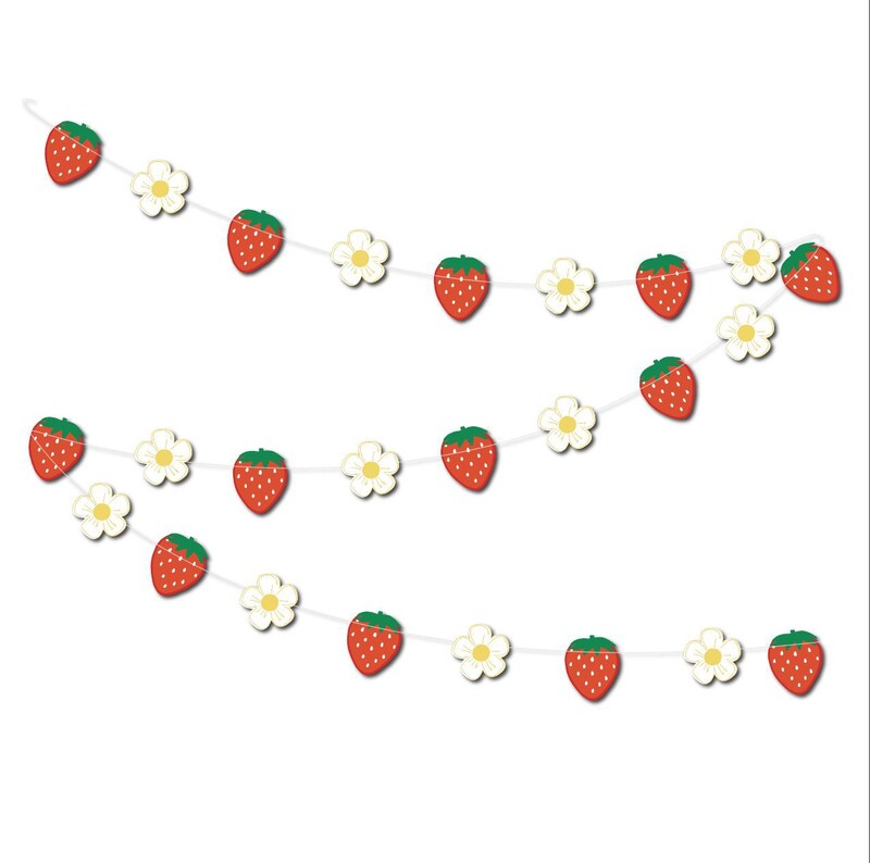 Görögdinnye füzér nyári görögdinnye törpe zászló hawaii gyümölcsök örvények medálok trópusi tengerpart boldog születésnapi parti dekoráció