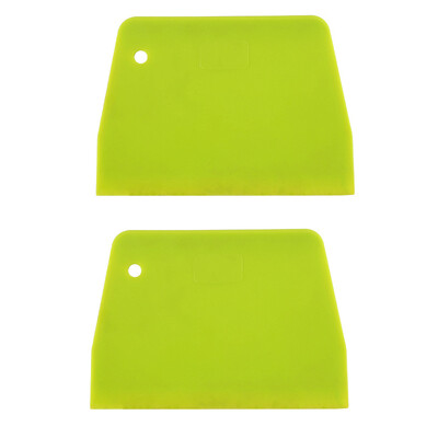 2 gab Cepšanas rīks Plastmasas skrāpis DIY konditorejas krējuma lāpstiņa trapecveida mīklas griešanas nazis kūkas dalītājs virtuves piederumi