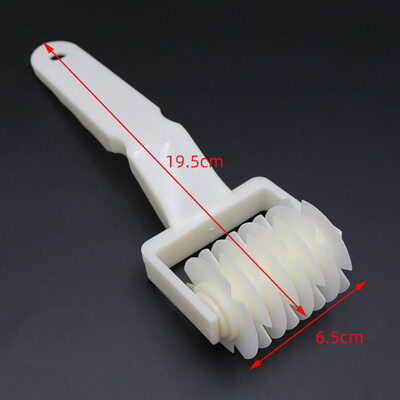 Kreatív sütőeszközök Műanyag görgős hálóvágó L/M/S rácsminta tészta tésztához Fondant pizza sütemények piték Konyhai kellékek