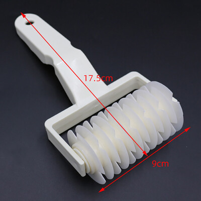 Kreatív sütőeszközök Műanyag görgős hálóvágó L/M/S rácsminta tészta tésztához Fondant pizza sütemények piték Konyhai kellékek