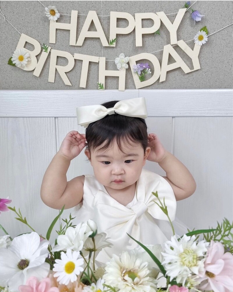 Ins Little Daisy 100 de zile La mulți ani trage drapel La mulți ani Scrisoare Banner Ghirlanda Bunting Drapel DIY Decorare