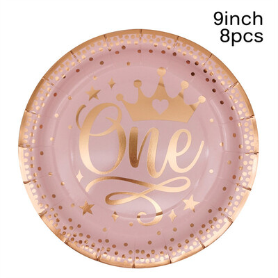 Chicinlife 1 szett rózsaszín 1. számú etetőszék transzparens Születésnapi Party Baby Shower Lány 1. Születésnapi Sármány füzér dekor kellékek