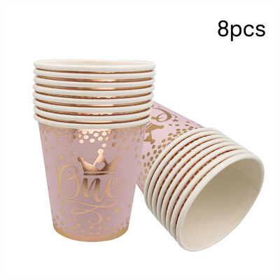 Chicinlife 1 szett rózsaszín 1. számú etetőszék transzparens Születésnapi Party Baby Shower Lány 1. Születésnapi Sármány füzér dekor kellékek