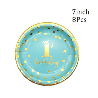 Chicinlife 1 szett rózsaszín 1. számú etetőszék transzparens Születésnapi Party Baby Shower Lány 1. Születésnapi Sármány füzér dekor kellékek