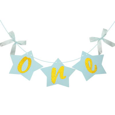 Chicinlife 1 szett rózsaszín 1. számú etetőszék transzparens Születésnapi Party Baby Shower Lány 1. Születésnapi Sármány füzér dekor kellékek