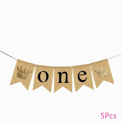 Chicinlife 1 szett rózsaszín 1. számú etetőszék transzparens Születésnapi Party Baby Shower Lány 1. Születésnapi Sármány füzér dekor kellékek