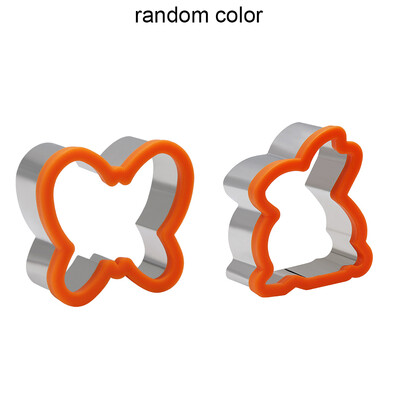 Szendvicsvágó készlet gyerekeknek Állati dinoszaurusz rozsdamentes acél kenyérforma fém formák süteményvágók kekszforma konyhai eszközök