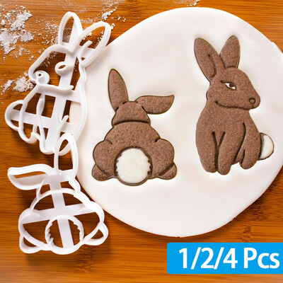 1/2/4 τεμ. Rabbit Paw 3D Shape Cookie Cutters Φόρμα για κέικ φόρμα μπισκότων ζαχαροπλαστικής ζαχαροπλαστικής Εργαλεία ψησίματος Αξεσουάρ κουζίνας