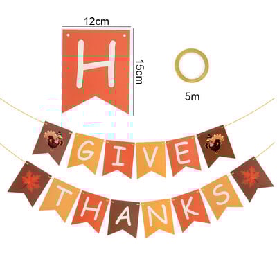 Őszi levelek juharfüzérek kerek papírfüzér Hálaadás szalaghirdetés Otthoni Születésnapi Party dekoráció Fal Kandalló Ünnepi dekoráció