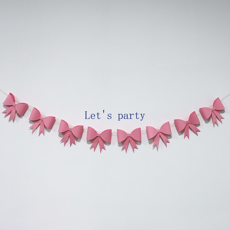 Divat INS nagy papír masni sármány szalagfüzér gyerekeknek születésnapi parti dekoráció babazuhany esküvői parti fotó háttér