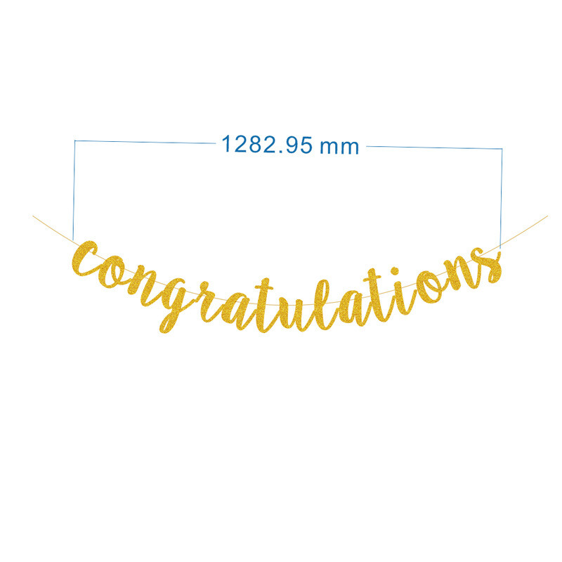 Διακοσμητικό πανό για πάρτι αποφοίτησης Συγχαρητήρια Χαρτί αποφοίτησης Γιρλάντα Μαύρο καπέλο γιατρού Σχολείο 2023 Συγχαρητήρια Πανό Grad Party