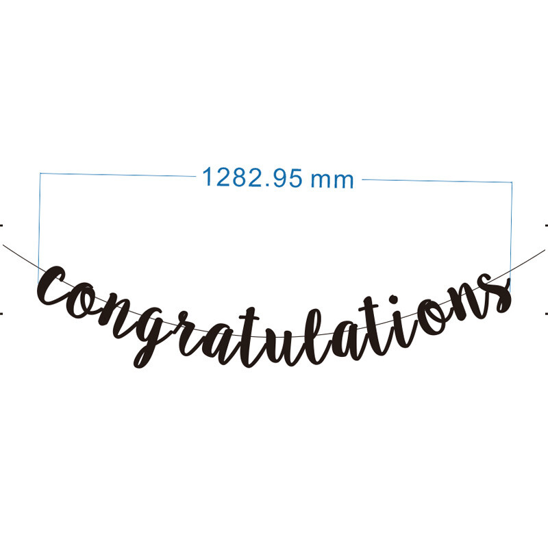 Διακοσμητικό πανό για πάρτι αποφοίτησης Συγχαρητήρια Χαρτί αποφοίτησης Γιρλάντα Μαύρο καπέλο γιατρού Σχολείο 2023 Συγχαρητήρια Πανό Grad Party