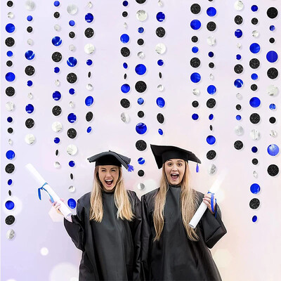 Fekete zöld buli díszek pöttyös füzérek függő papír kör streamer ballagási foci videojáték parti kellékek