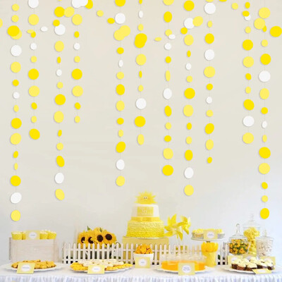 Fekete zöld buli díszek pöttyös füzérek függő papír kör streamer ballagási foci videojáték parti kellékek