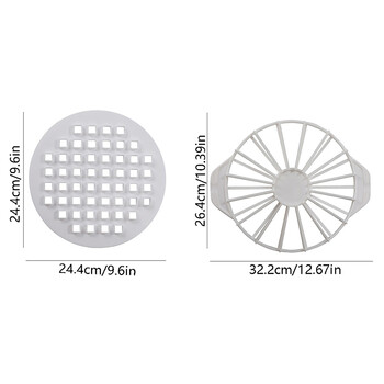 1PC Кръгъл разделител за торта за хляб, равни порции, модел за торта, резец, маркер за резени, домакински инструмент за печене, разделител за хляб и торта
