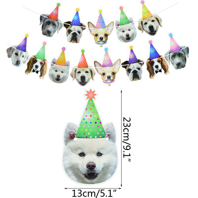 Jauks suns kaķis multfilma Dzīvnieki Bunner Banner Karogi bērniem Iecienīt bērnu duša dzimšanas dienas svinību rotājumi Izejmateriāli Papīra vītnes