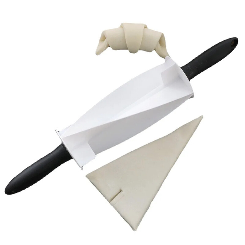 Kruasanų duonos tešlos gaminimas Tešlos pjaustymo peilis Plastikinis Valcavimo pjaustytuvas Kaitlentė Kepimas Virtuvės priedai Kepyklos įrankiai